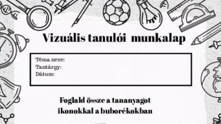 Vizuális tanulói munkalap